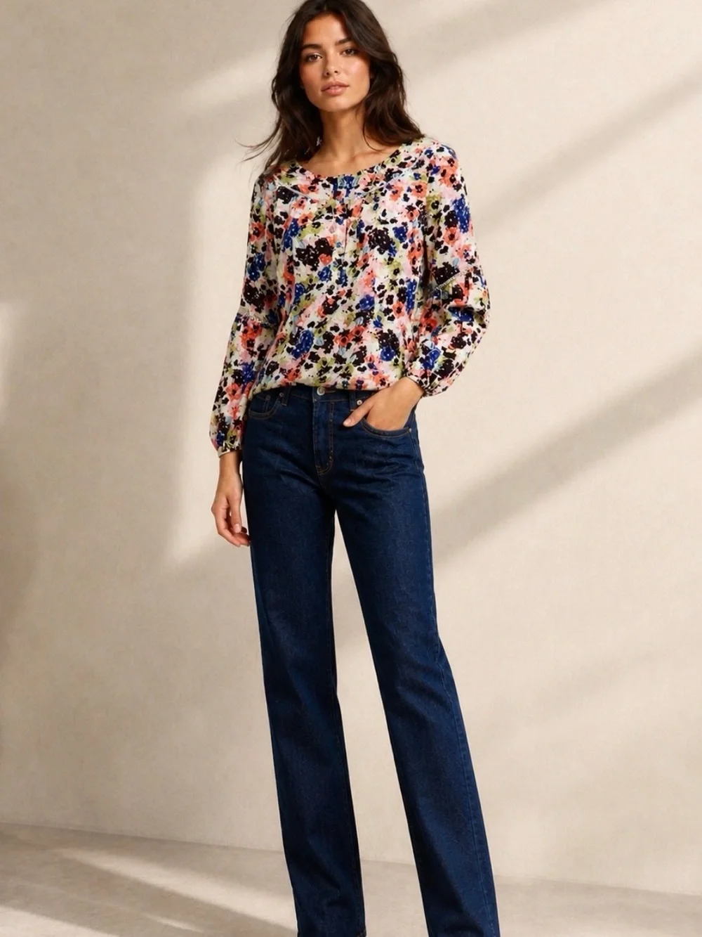 Anthropologie MAEVE Pansy Fields Floral Blouse - Picture 3 of 11